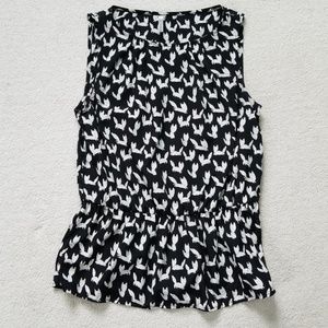 Sleeveless Peplum blouse